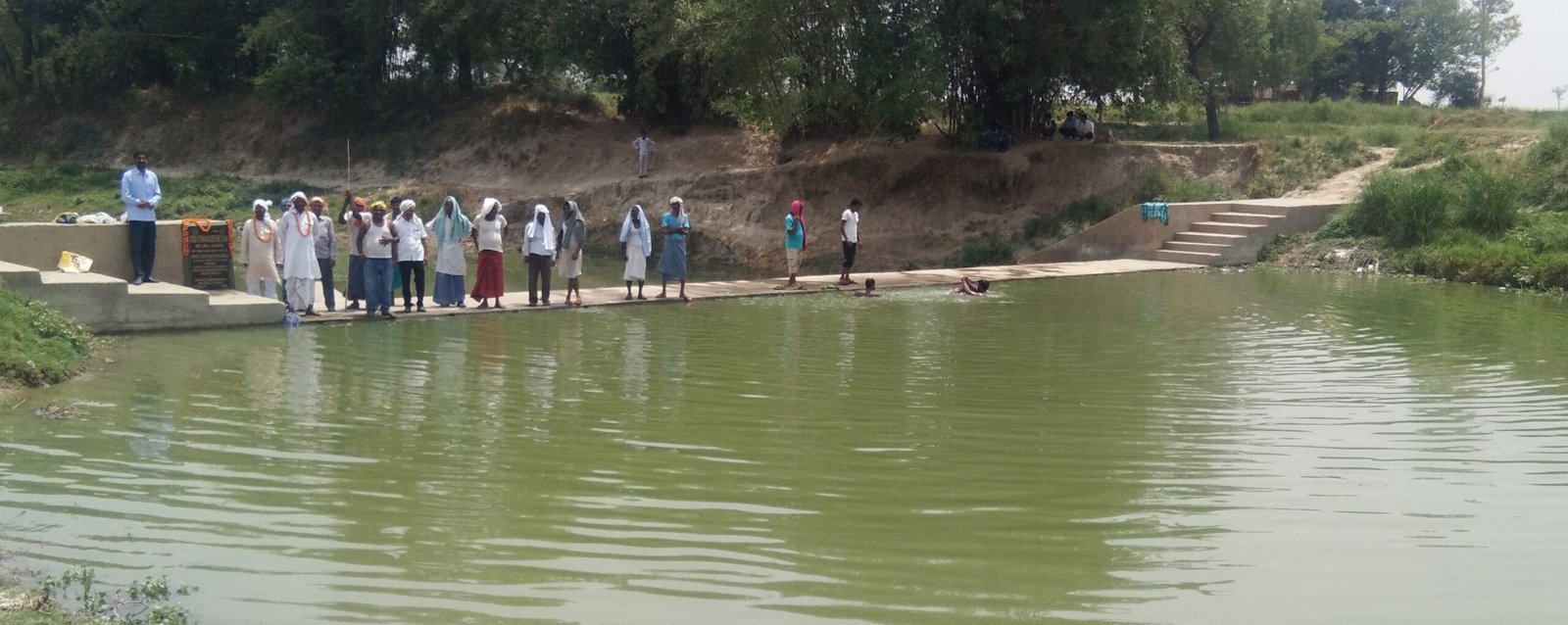 Arillya Wala Check Dam in Ghazipur district, Uttar Pradesh